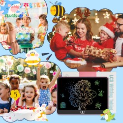 16 Pouces Tablette d'écriture LCD Colorée, [Plus Lumineuse] Electight Enfants Tablettes Graphiques, Enfants Cadeau Jouet Educati