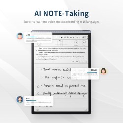 iFLYTEK AINOTE Air 2 Tablette en Papier, 8,2 Pouces E-Ink-Tablet avec AI, Transcription de Langue en Texte, Support Multilingue 