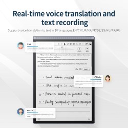 iFLYTEK AINOTE Air 2 Tablette en Papier, 8,2 Pouces E-Ink-Tablet avec AI, Transcription de Langue en Texte, Support Multilingue 