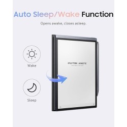 Étui de protection à rabat en cuir PU de qualité supérieure pour iFLYTEK AINOTE Air2 Tablette 8,2", fin et léger, durable avec c