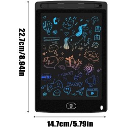 Tablette d'écriture LCD pour, tableau de gribouillage pour tablette d'écriture LCD | Tablette LCD électronique 8,5 pouces | Tabl