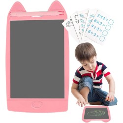 delr Tablette d'écriture pour Enfants,Tablette d'écriture LCD 8,5 Pouces pour Enfants - Jouet Tableau griffonnage d'enfants, Tab