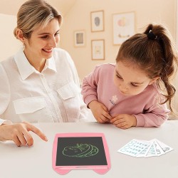 delr Tablette d'écriture pour Enfants,Tablette d'écriture LCD 8,5 Pouces pour Enfants - Jouet Tableau griffonnage d'enfants, Tab