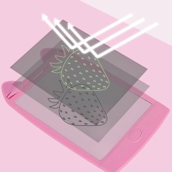 delr Tablette d'écriture pour Enfants,Tablette d'écriture LCD 8,5 Pouces pour Enfants - Jouet Tableau griffonnage d'enfants, Tab
