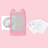 delr Tablette d'écriture pour Enfants,Tablette d'écriture LCD 8,5 Pouces pour Enfants - Jouet Tableau griffonnage d'enfants, Tab
