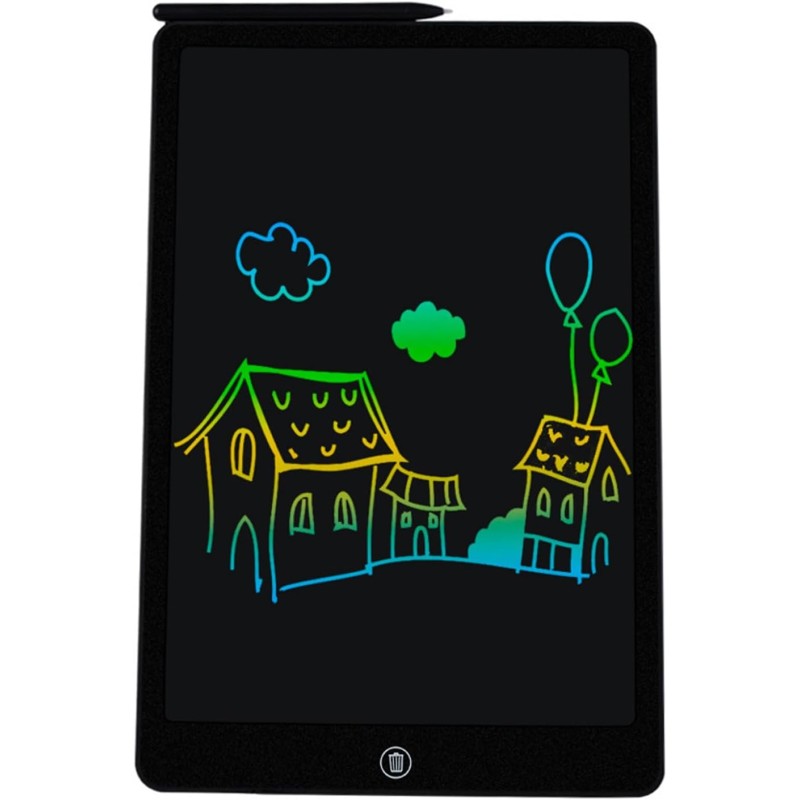 Dpofirs tablette d'écriture lcd 16 pouces, bloc de dessin à écran coloré avec haute sensibilité, bloc de dessin coloré pour plan