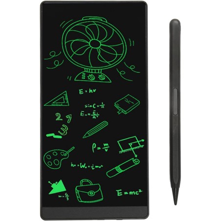 Septpenta Mini Tablette D'Écriture LCD, Bloc Notes Électronique Réutilisable et Effaçable de 6, 5 Pouces, Bloc Notes Numérique E