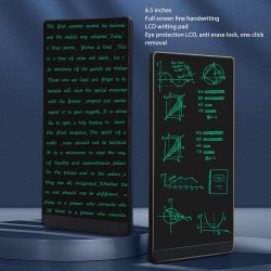 Septpenta Mini Tablette D'Écriture LCD, Bloc Notes Électronique Réutilisable et Effaçable de 6, 5 Pouces, Bloc Notes Numérique E