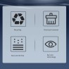 Septpenta Mini Tablette D'Écriture LCD, Bloc Notes Électronique Réutilisable et Effaçable de 6, 5 Pouces, Bloc Notes Numérique E