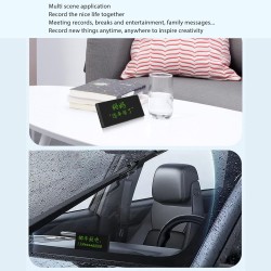 Septpenta Mini Tablette D'Écriture LCD, Bloc Notes Électronique Réutilisable et Effaçable de 6, 5 Pouces, Bloc Notes Numérique E