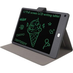 Tablette D'écriture LCD de 12 Pouces, Tablette de Dessin électronique Effacée Réutilisable, Tableau de Doodle Effacable avec Sty