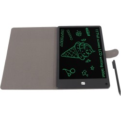 Tablette D'écriture LCD de 12 Pouces, Tablette de Dessin électronique Effacée Réutilisable, Tableau de Doodle Effacable avec Sty