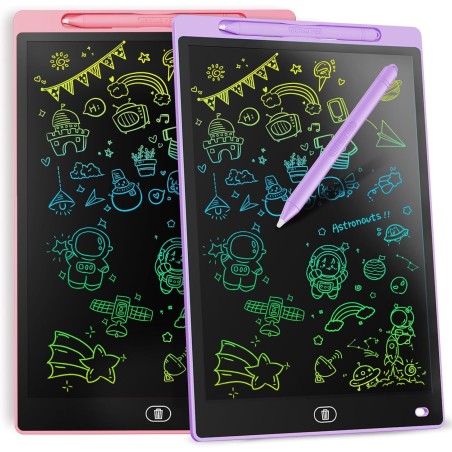 Tablette D'écriture LCD Colorée 8,5 Pouces, Planche À Dessin Effaçable Portable, Tablette Graphique Éducative, Cadeau Anniversai