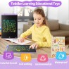 Tablette Graphique LCD Écriture Colorée 10 Pouces, Tableau effaçable Portable, Cadeau Enfants, Tablette Graphique pour Jeux Enfa