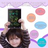 Tablette Graphique LCD Écriture Colorée 10 Pouces, Tableau effaçable Portable, Cadeau Enfants, Tablette Graphique pour Jeux Enfa