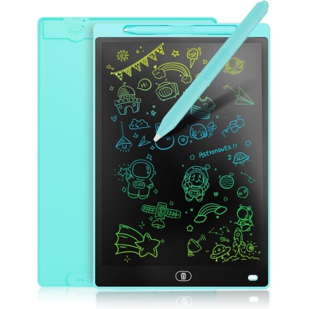 Tableau d'écriture LCD de 16 pouces - Tablette électronique colorée - Portable et effaçable - Tablette graphique pour jeux d'enf
