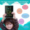 Tableau d'écriture LCD de 16 pouces - Tablette électronique colorée - Portable et effaçable - Tablette graphique pour jeux d'enf