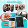 Tableau d'écriture LCD de 16 pouces - Tablette électronique colorée - Portable et effaçable - Tablette graphique pour jeux d'enf
