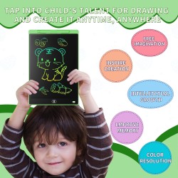 Tablette graphique LCD Écriture colorée de 8,5 pouces, tableau de dessin effaçable portable, cadeau pour enfants, tablette graph
