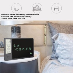 Calendrier de Tablette de Planificateur Numérique électronique avec Affichage de L'heure, de la Température et de l'humidité, Ca
