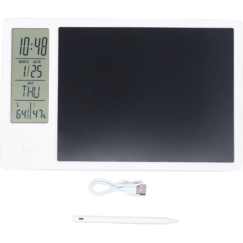 Calendrier de Tablette de Planificateur Numérique électronique avec Affichage de L'heure, de la Température et de l'humidité, Ca