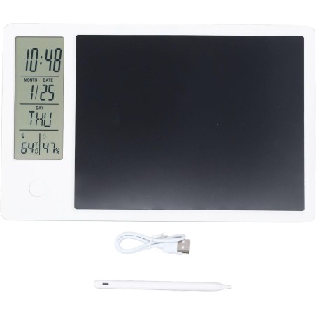 Calendrier de Tablette de Planificateur Numérique électronique avec Affichage de L'heure, de la Température et de l'humidité, Ca