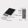 Calendrier de Tablette de Planificateur Numérique électronique avec Affichage de L'heure, de la Température et de l'humidité, Ca