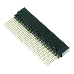 Lot de 2 barrettes femelles empilables pour Raspberry Pi 2/3/4/5/Zero, 2 x 20 broches