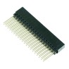 Lot de 2 barrettes femelles empilables pour Raspberry Pi 2/3/4/5/Zero, 2 x 20 broches