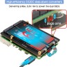 Geekworm X1005 Dual NVMe SSD Shield Bottom for Raspberry Pi 5, Supports Hailo-8 AI Accelerator