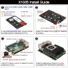 Geekworm X1005 Dual NVMe SSD Shield Bottom for Raspberry Pi 5, Supports Hailo-8 AI Accelerator
