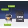 Seeed Studio XIAO ESP32 S3 Sense - Wi-Fi 2,4 GHz, BLE 5.0, capteur d'appareil photo OV2640, microphone numérique, PSRAM 8 Mo, fl