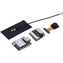 Seeed Studio XIAO ESP32 S3 Sense - Wi-Fi 2,4 GHz, BLE 5.0, capteur d'appareil photo OV2640, microphone numérique, PSRAM 8 Mo, fl