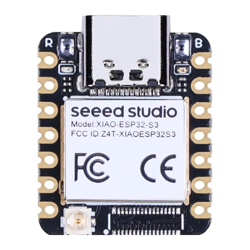 Seeed Studio XIAO ESP32-S3-2,4 GHz Wi-FI, BLE 5.0, Double cœur, Charge de Batterie Prise en Charge, efficacité énergétique et In