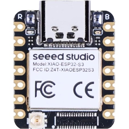 Seeed Studio XIAO ESP32-S3-2,4 GHz Wi-FI, BLE 5.0, Double cœur, Charge de Batterie Prise en Charge, efficacité énergétique et In