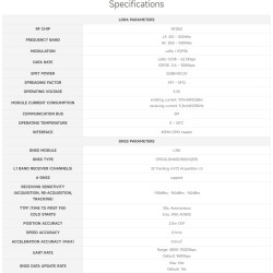 Waveshare SX1262 868/915M LoRaWAN Node Module for Raspberry Pi,with Sucker Antenna,Higher Power Efficiency,Longer Transmission D
