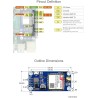 Waveshare SIM7070G NB-IoT/Cat-M/GPRS/GNSS Hat for Raspberry Pi, Low Power Narrow Band Cellular IoT Communication Module Global B