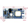 Waveshare Pi GSM/GPRS/GNSS Hat Expansion Board with Low-Power Consumption Based on SIM868 Compatible with Raspberry Pi 2B 3B Zer