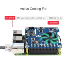 Power Over Ethernet PoE Hat pour Raspberry Pi 4B/3B+, 802.3af/at PoE Network, 5V USB-A&12V Header Outputs, PoE Carte D'extension