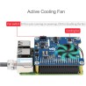 Power Over Ethernet PoE Hat pour Raspberry Pi 4B/3B+, 802.3af/at PoE Network, 5V USB-A&12V Header Outputs, PoE Carte D'extension