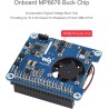 Power Over Ethernet PoE Hat pour Raspberry Pi 4B/3B+, 802.3af/at PoE Network, 5V USB-A&12V Header Outputs, PoE Carte D'extension