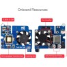 Power Over Ethernet (PoE) Hat pour Raspberry Pi 4B/3B+, 802.3af-Conforme, 5V 2.5A DC Sortie, Ventilateur de Refroidissement Inté
