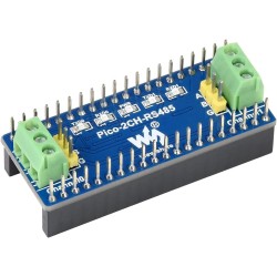 2 Canaux RS485 Module pour Raspberry Pi Pico, Convertisseur UART vers RS485 Intégrant RS485 SP3485 l'émetteur-récepteur, Utilisa