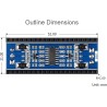 Module RS232 pour Raspberry Pi Pico 2 Canaux UART vers RS232 Convertisseur Série Adaptateur, Intégrant l'émetteur-récepteur RS23