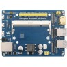 Waveshare Compute Module IO Board with PoE Feature Composite Breakout Board for Developing with Raspberry Pi CM3 / CM3L / CM3+ /