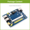 Waveshare Compute Module IO Board with PoE Feature Composite Breakout Board for Developing with Raspberry Pi CM3 / CM3L / CM3+ /