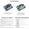 Waveshare Compute Module IO Board with PoE Feature Composite Breakout Board for Developing with Raspberry Pi CM3 / CM3L / CM3+ /