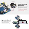 Waveshare Compute Module IO Board with PoE Feature Composite Breakout Board for Developing with Raspberry Pi CM3 / CM3L / CM3+ /