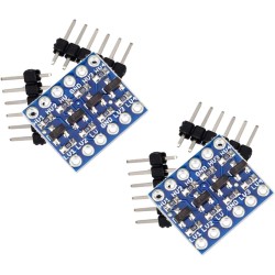 2pcs 4Channel IIC I2C Logic Level Converter Bi-Directional Module 5V to 3.3V for Arduino | 2pcs 4 canaux IIC I2C Niveaux logique