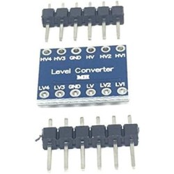 2pcs 4Channel IIC I2C Logic Level Converter Bi-Directional Module 5V to 3.3V for Arduino | 2pcs 4 canaux IIC I2C Niveaux logique